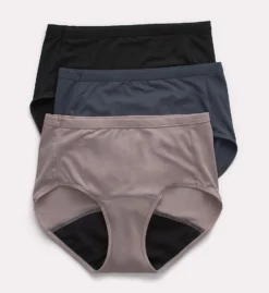 Hanes Comfort Period Light Brief Panty - 3 Pack 40FDL3 -Simone Perele Bikinis Shop hanes hane01 40fdl3 cs2