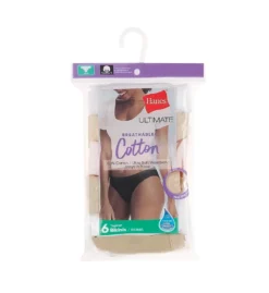 Hanes Cotton Bikini Panty - 6 Pack 42H6CC -Simone Perele Bikinis Shop hanes hane01 42h6cc cs2