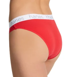 Hanes Cotton Blend Bikini Panty - 3 Pack 45UOBK -Simone Perele Bikinis Shop hanes hane01 45uobk bs