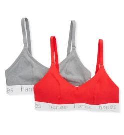 Hanes Triangle Bralette - 2 Pack DHO101 -Simone Perele Bikinis Shop hanes hane01 dho101 cs2