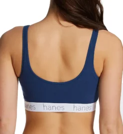 Hanes Scoop Stretch Cotton Blend Bralette - 2 Pack DHO102 -Simone Perele Bikinis Shop hanes hane01 dho102 bs