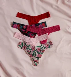 Hanky Panky Original Rise Pattern Thong 4811PTN -Simone Perele Bikinis Shop hanky panky hnk001 4811ptn cs6