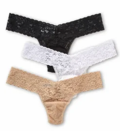 Hanky Panky Signature Lace Low Rise Thong - 3 Pack 49113PK -Simone Perele Bikinis Shop hanky panky hnk001 49113pk cs2