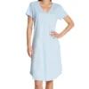 Hanky Panky Interlock Cotton Nightshirt With Contrast Stitch 6565N1