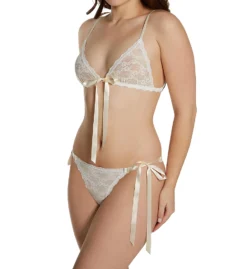 Hanky Panky After Midnight Peek-A-Boo Lace Front Tie Bralette 9C7811 -Simone Perele Bikinis Shop hanky panky hnk001 9c7811 cs2