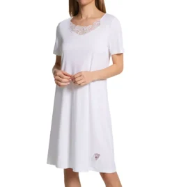 Hanro Paola Short Sleeve Sleep Gown 76047