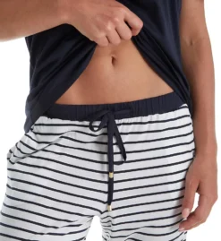 Hanro Laura Short Sleeve Long Pajama Set 77145 -Simone Perele Bikinis Shop hanro han001 77145 cs2