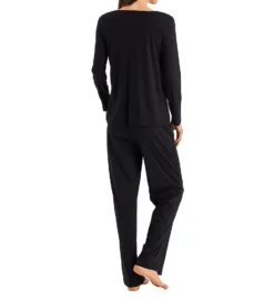 Hanro Moments Long Sleeve Pajama Set 77932 -Simone Perele Bikinis Shop hanro han001 77932 bs