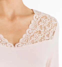 Hanro Moments Long Sleeve Pajama Set 77932 -Simone Perele Bikinis Shop hanro han001 77932 cs1