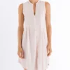 Hanro Cotton Deluxe Button Front Tank Gown 7952