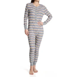 Honeydew Overslept Variegated Rib Onesie 31545