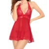 Ilusion Sheer Halter Babydoll Set 71042112