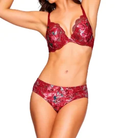 Ilusion Floral Plunge Microfiber Lace Underwire Bra 71070068 -Simone Perele Bikinis Shop ilusion ilu01 71070068 cs3