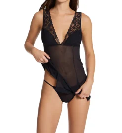 Ilusion Sheer Lace Babydoll With Thong 71071026 -Simone Perele Bikinis Shop ilusion ilu01 71071026 cs1