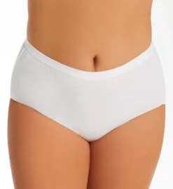 Just My Size Cool Comfort Cotton Brief Panty - 10 Pack 1610PX -Simone Perele Bikinis Shop just my size just01 1610px fs