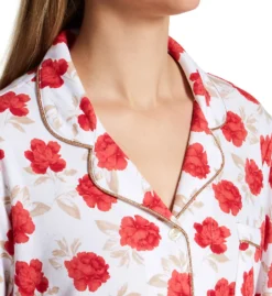 Karen Neuburger Holiday Paisley Notch Collar PJ Set RLK0021 -Simone Perele Bikinis Shop karen neuburger kn001 rlk0021 cs2