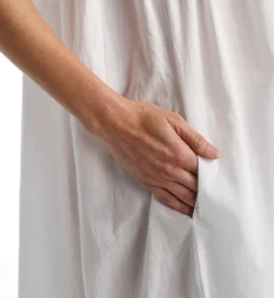 La Cera 100% Cotton Woven Embroidered Pinafore Gown 1205G -Simone Perele Bikinis Shop la cera lace01 1205g cs2