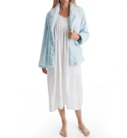 La Cera 100% Cotton Woven Embroidered Pinafore Gown 1205G -Simone Perele Bikinis Shop la cera lace01 1205g cs3