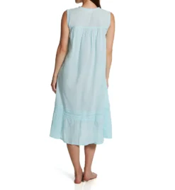 La Cera 100% Cotton Woven Crochet Sleeveless Gown 1250G -Simone Perele Bikinis Shop la cera lace01 1250g bs