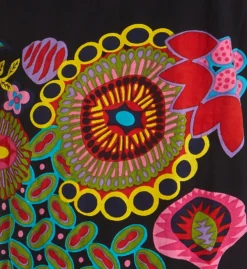 La Cera 100% Cotton Bold Knit Lounge Dress 2522 -Simone Perele Bikinis Shop la cera lace01 2522 cs1