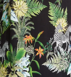 La Cera 100% Cotton Knit Short Sleeve Lounge Dress 2523 -Simone Perele Bikinis Shop la cera lace01 2523 cs3