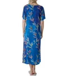 La Cera Floral Printed Lounge Dress 2767 -Simone Perele Bikinis Shop la cera lace01 2767 bs