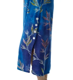 La Cera Floral Printed Lounge Dress 2767 -Simone Perele Bikinis Shop la cera lace01 2767 cs1