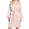 Linda Hartman Classic Silk Short Kimono Robe 51005