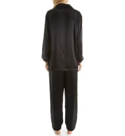 Linda Hartman Classic Hart Long Sleeve Silk PJ Set 51021 -Simone Perele Bikinis Shop linda hartman liha01 51021 bs