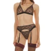 LoveMoi Audrey 3-Piece Garter Set LOV1053