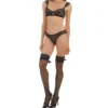 LoveMoi Tatjana Bra, Panty & Thigh Highs 3-Pc Set LOV1500