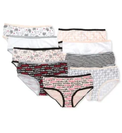 Maidenform Girl Hipster 100% Cotton Panty - 9 Pack 1269