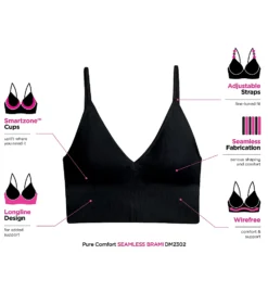 Maidenform Pure Comfort Feel Good Seamless Side Brami DM2302 -Simone Perele Bikinis Shop maidenform mai001 dm2302 cs1