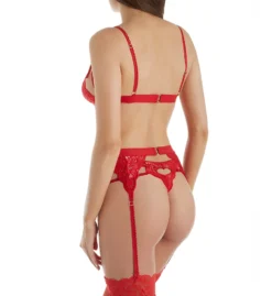 Mapale Cage Lace Wireless Bra And Garter Set 8221 -Simone Perele Bikinis Shop mapale map001 8221 bs