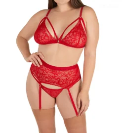 Mapale Three Piece Set With Garter Belt And G-String 8561 -Simone Perele Bikinis Shop mapale map001 8561 cs6