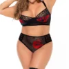 Mapale Plus Size Bra & Panty 2 Pc Set 8704X
