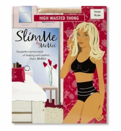 MeMoi SlimMe Seamless High Waisted Shaping Thong MSM-104 -Simone Perele Bikinis Shop memoi sm001 msm 104 cs1