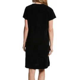 Miss Elaine Micro Terry Short Sleeve Zip Front Short Robe 834003 -Simone Perele Bikinis Shop miss elaine miss01 834003 bs