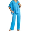 N By Natori Congo Kimono Sleeve Pajama Set AC6205