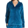 N By Natori Velour Hoodie Jacket NC9014