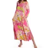 N By Natori Geisha Garden Mandarin Caftan RC0004