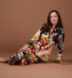 N By Natori Camellia Mandarin PJ Set RC6012 -Simone Perele Bikinis Shop n by natori nn01 rc6012 cs3