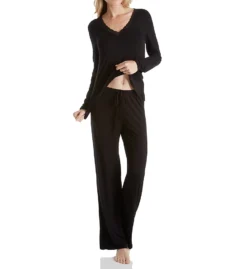 Natori Feathers Long Sleeve PJ Set B76129 -Simone Perele Bikinis Shop natori nat001 b76129 cs1