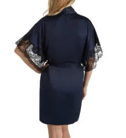 Natori Feathers Satin Wrap With Lace F74057 -Simone Perele Bikinis Shop natori nat001 f74057 bs