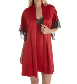 Natori Feathers Satin Wrap With Lace F74057 -Simone Perele Bikinis Shop natori nat001 f74057 cs3