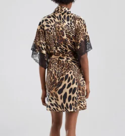 Natori Luxe Leopard Wrap With Lace H74154 -Simone Perele Bikinis Shop natori nat001 h74154 bs