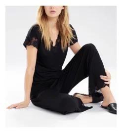 Natori Zen Floral 28" Short Sleeve PJ Set M76084 -Simone Perele Bikinis Shop natori nat001 m76084 cs2