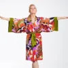 Natori Ikebana Wrap Robe Q74013