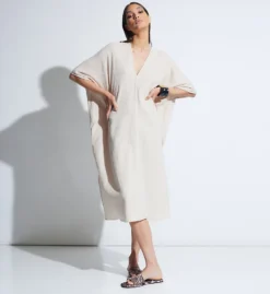 Natori Onsen 100% Cotton Gauze Caftan R70134 -Simone Perele Bikinis Shop natori nat001 r70134 cs6