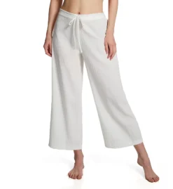 Natori Onsen 100% Cotton Gauze Cropped Sleep Pant R77134